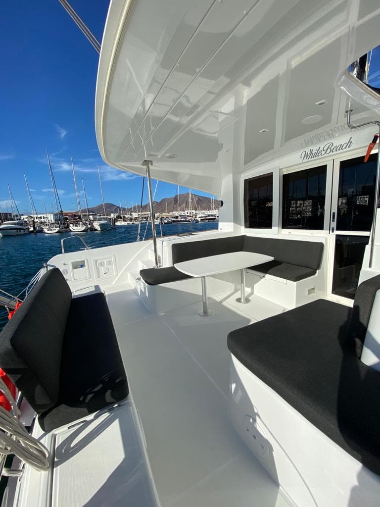 Atardecer desde alquiler de barcos en Lanzarote
