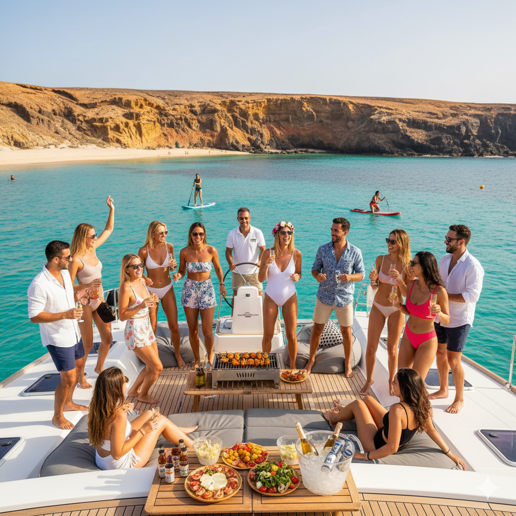 Despedidas de soltero en barco Lanzarote